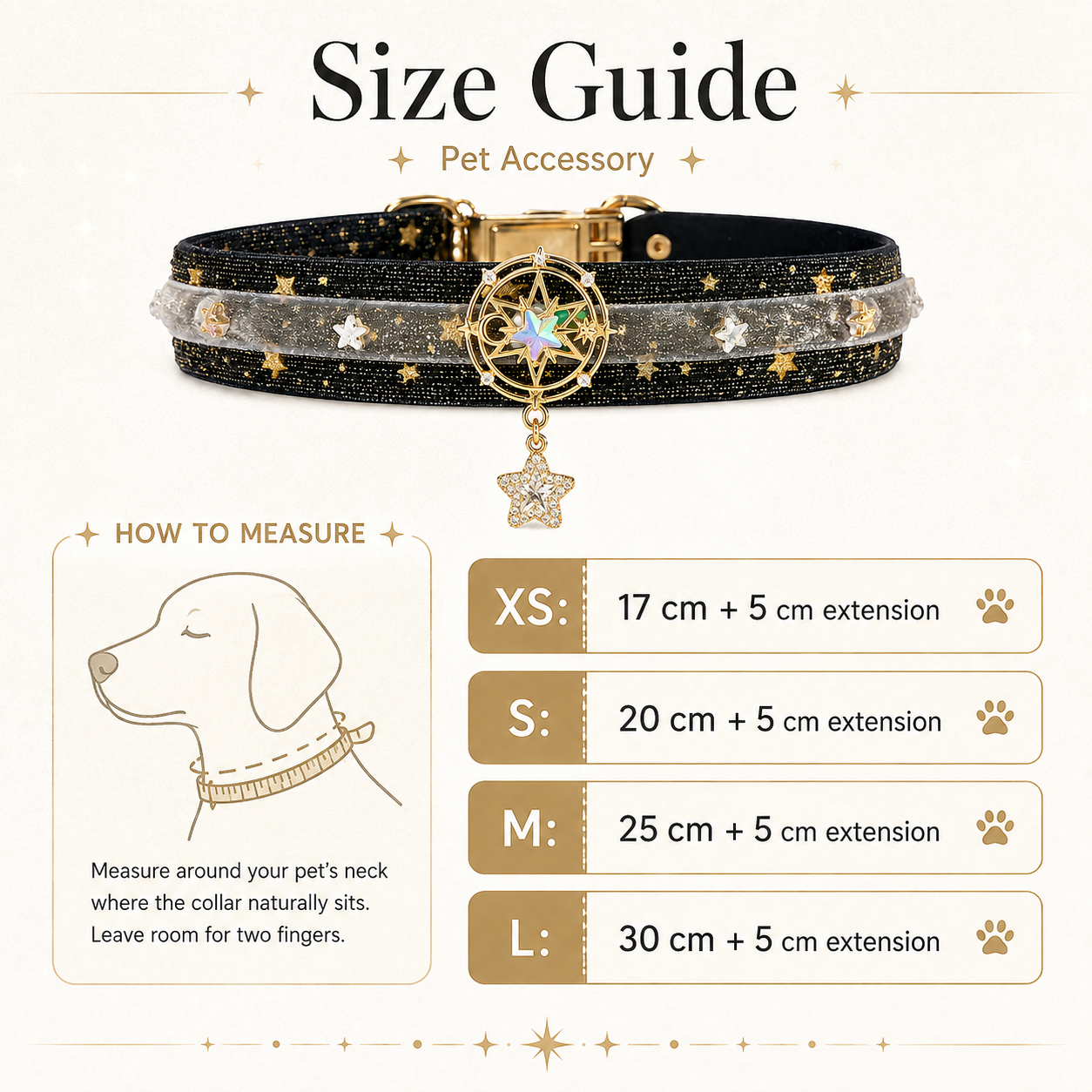 Black Star Velvet Pet Choker Star Moon Rhinestone Star Pendant Decor Necklace for Cats Small Dogs
