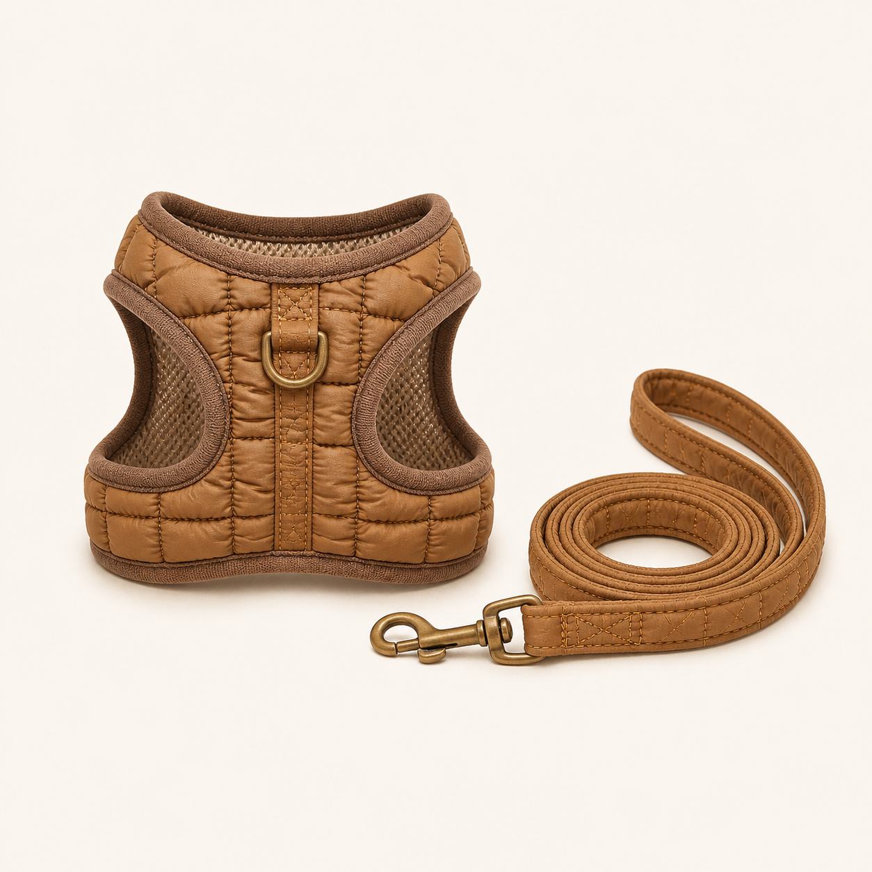 Dune Quilted Step-in Harness & Walk Set