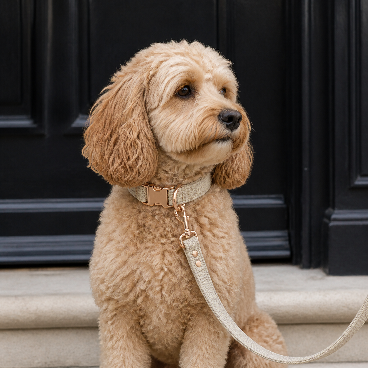 Nordic Dune Woven Collar & Leash Set