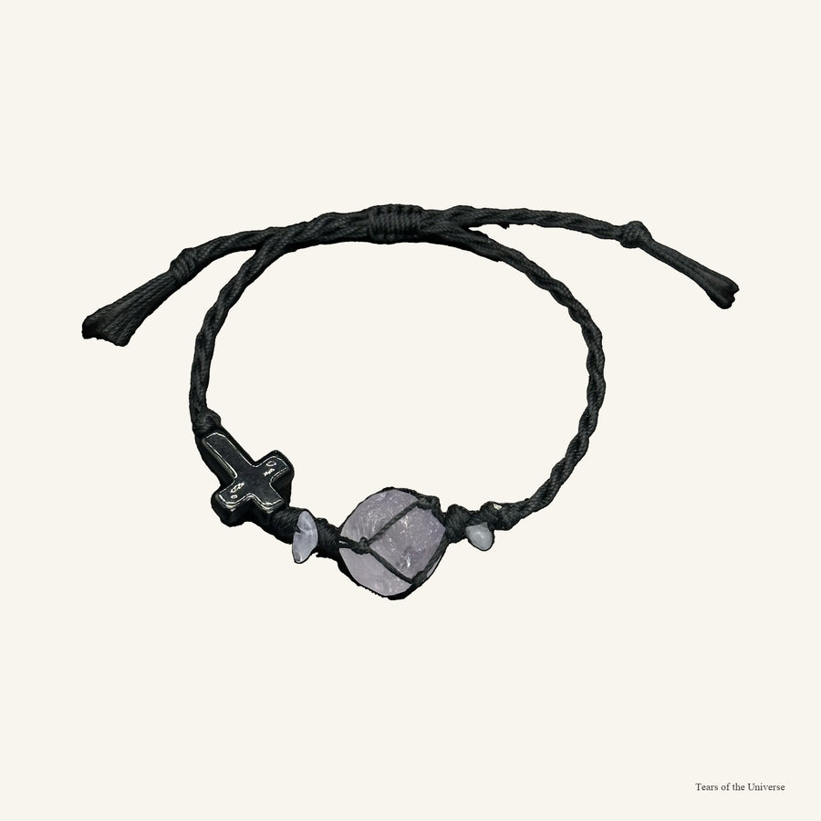 Forest Guardian crystal collar charm and matching bracelet color story
