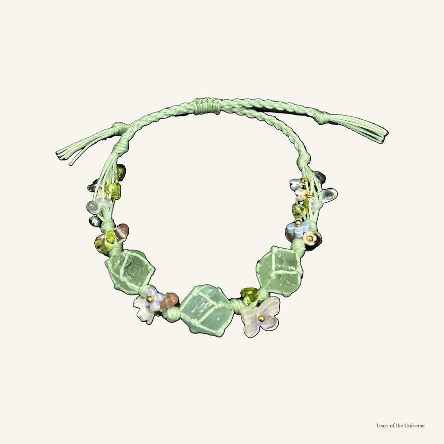 Moonbond crystal collar charm and matching bracelet color story