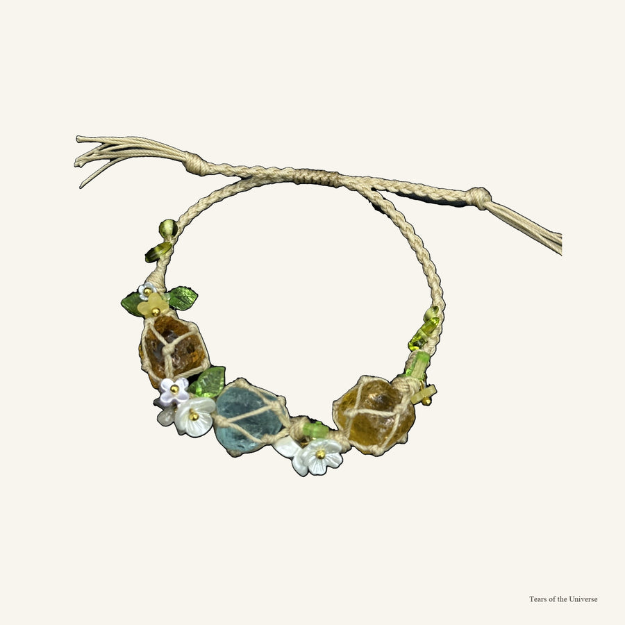 Sunpaws crystal collar charm and matching bracelet color story