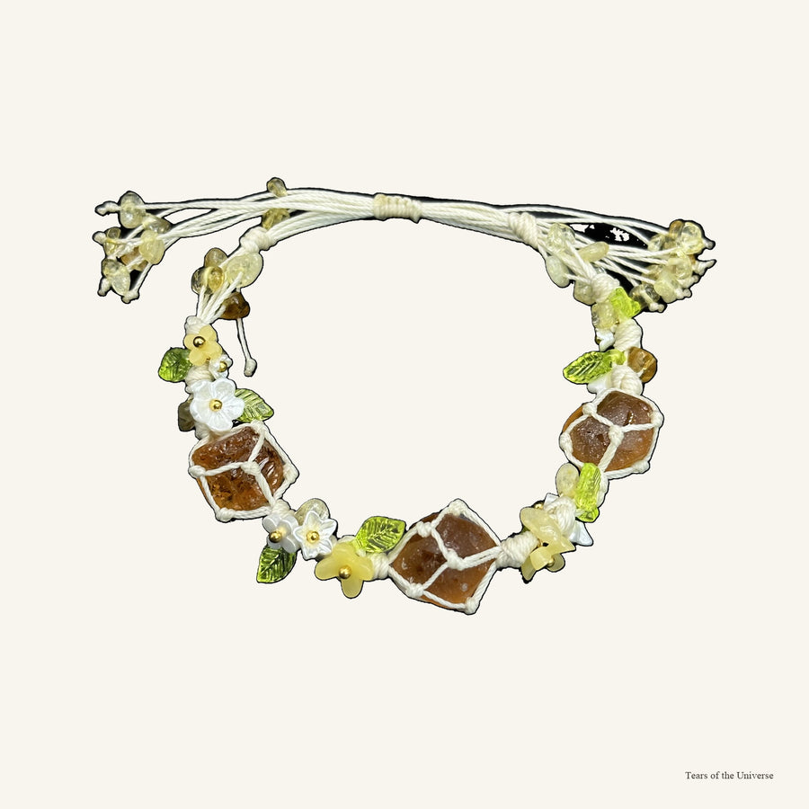 Sunpaws crystal collar charm and matching bracelet color story