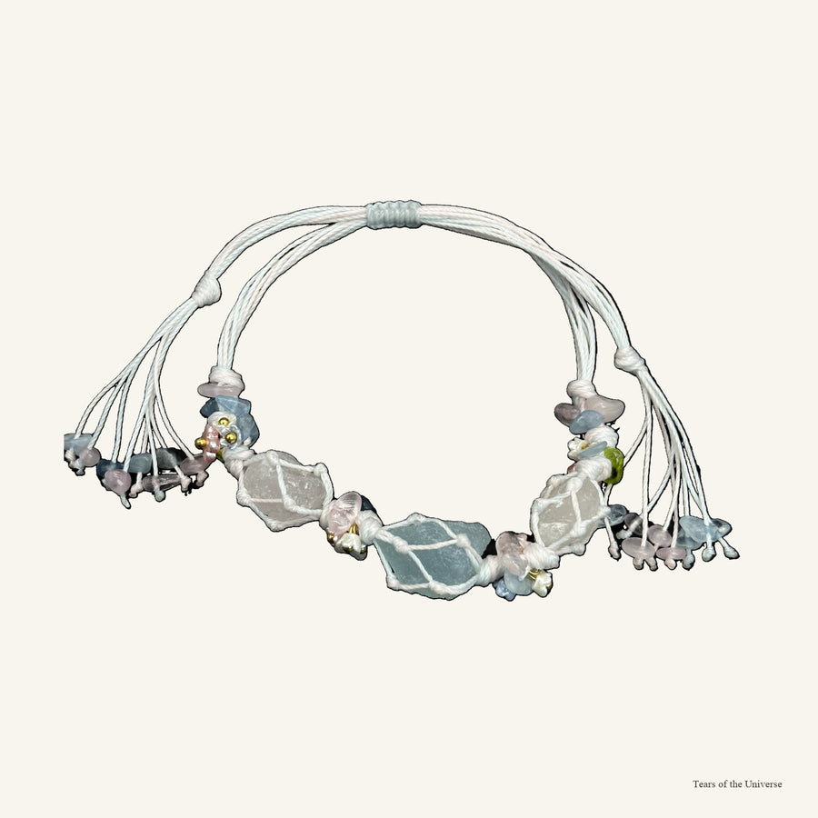 Moonbond crystal collar charm and matching bracelet color story