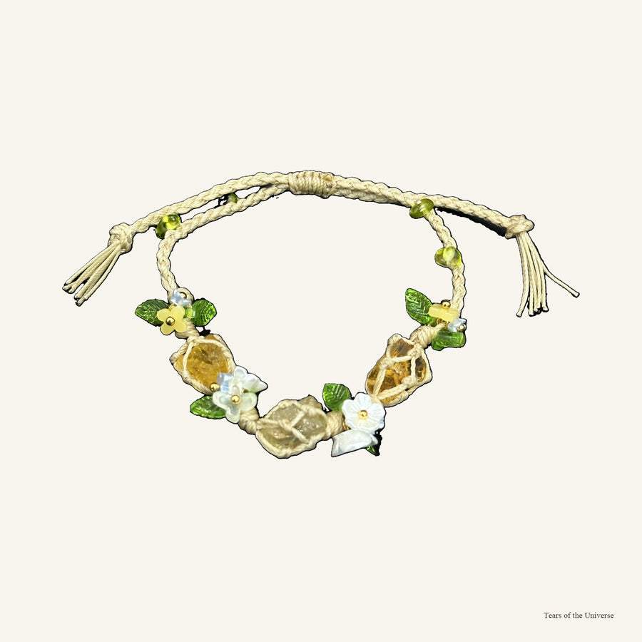 Sunpaws crystal collar charm and matching bracelet color story