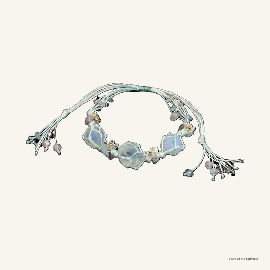 Moonbond crystal collar charm and matching bracelet color story