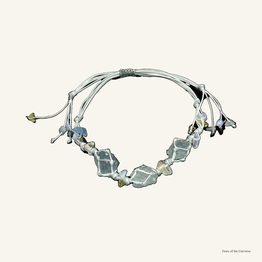 Moonbond crystal collar charm and matching bracelet color story