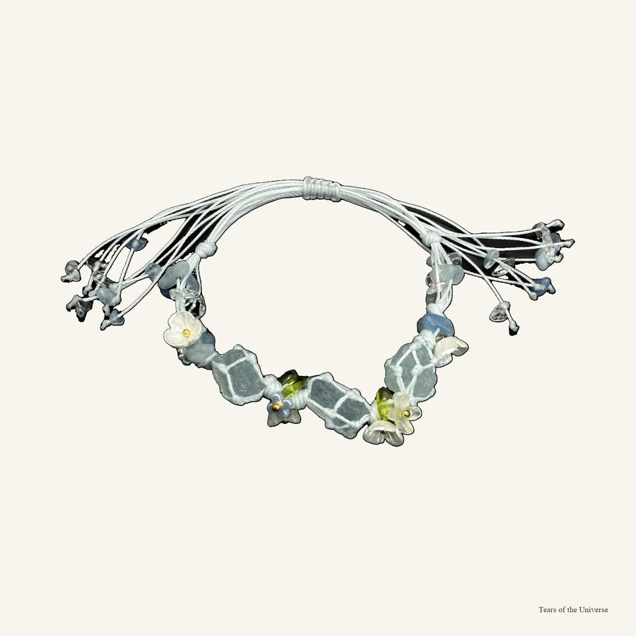 Moonbond crystal collar charm and matching bracelet color story