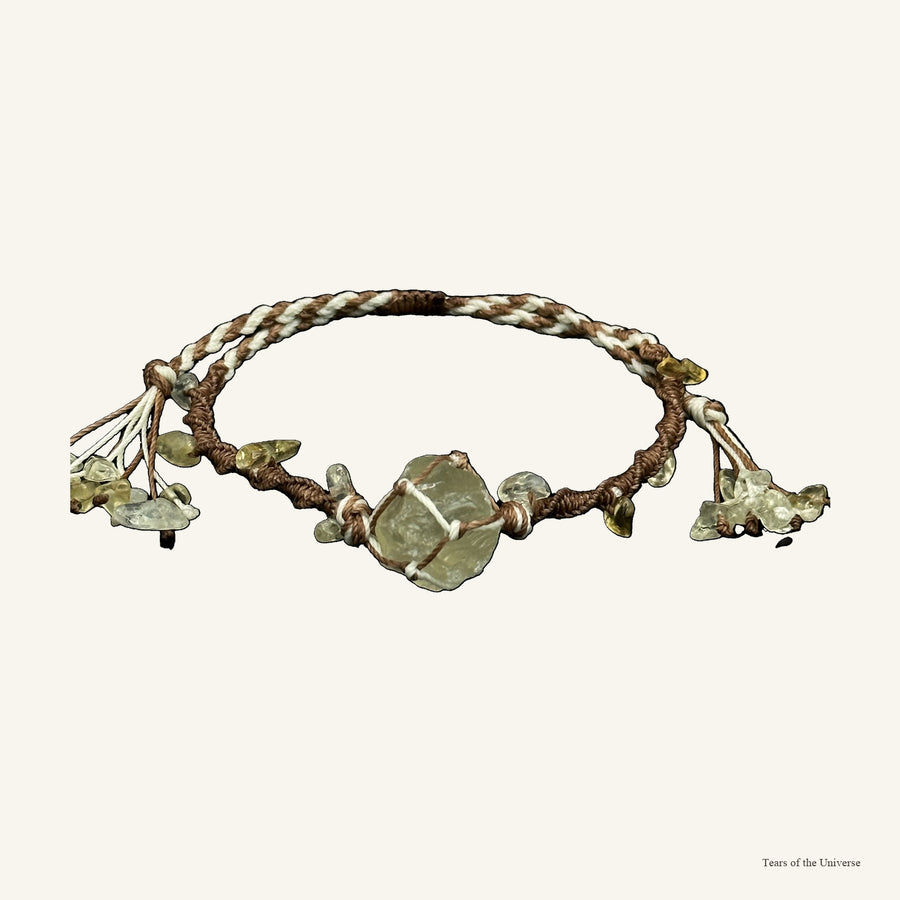 Forest Guardian crystal collar charm and matching bracelet color story