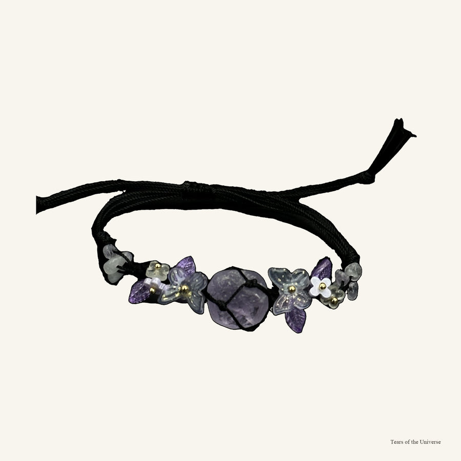 Forest Guardian crystal collar charm and matching bracelet color story