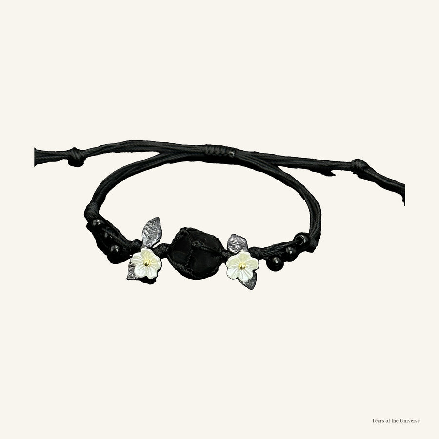 Forest Guardian crystal collar charm and matching bracelet color story