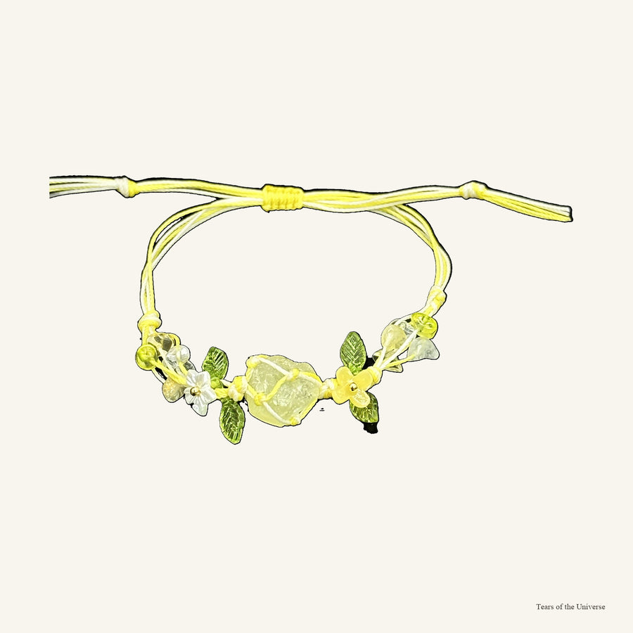 Forest Guardian crystal collar charm and matching bracelet color story